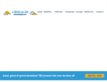 Tablet Screenshot of bosmoordrecht.nl